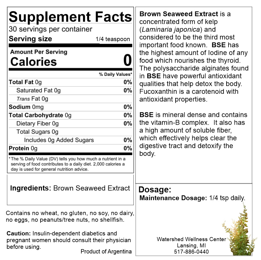 Dr. Bob's Brown Seaweed Extract 2 ounce