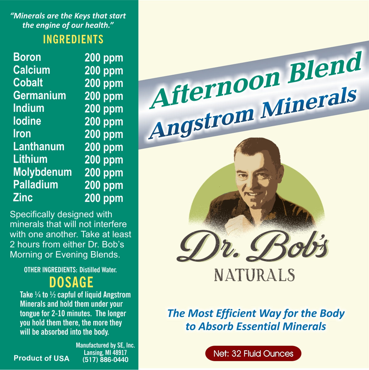 Angstrom Minerals - Afternoon Blend (32 oz. Bottle)