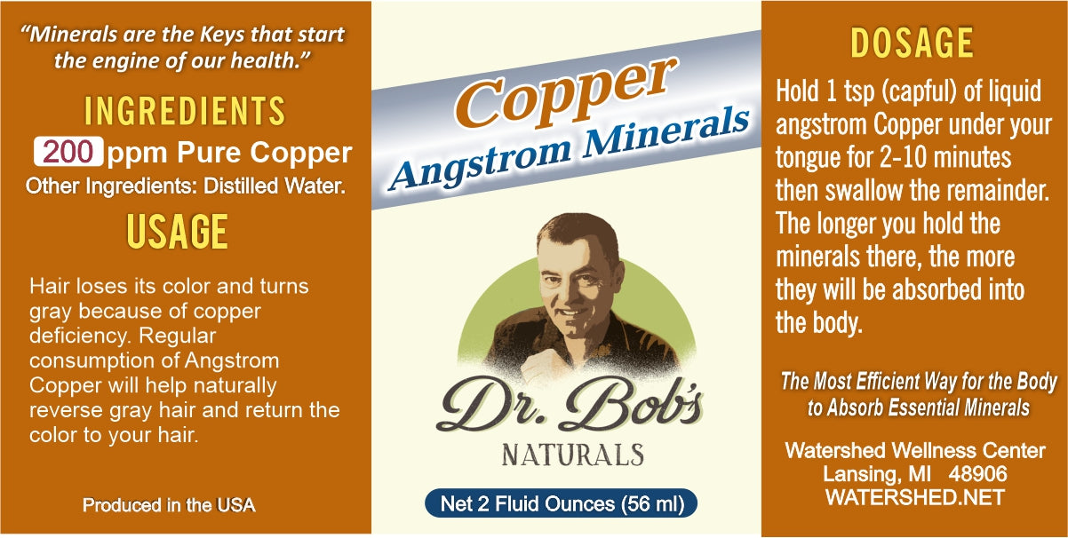 Copper 2oz White Bottle