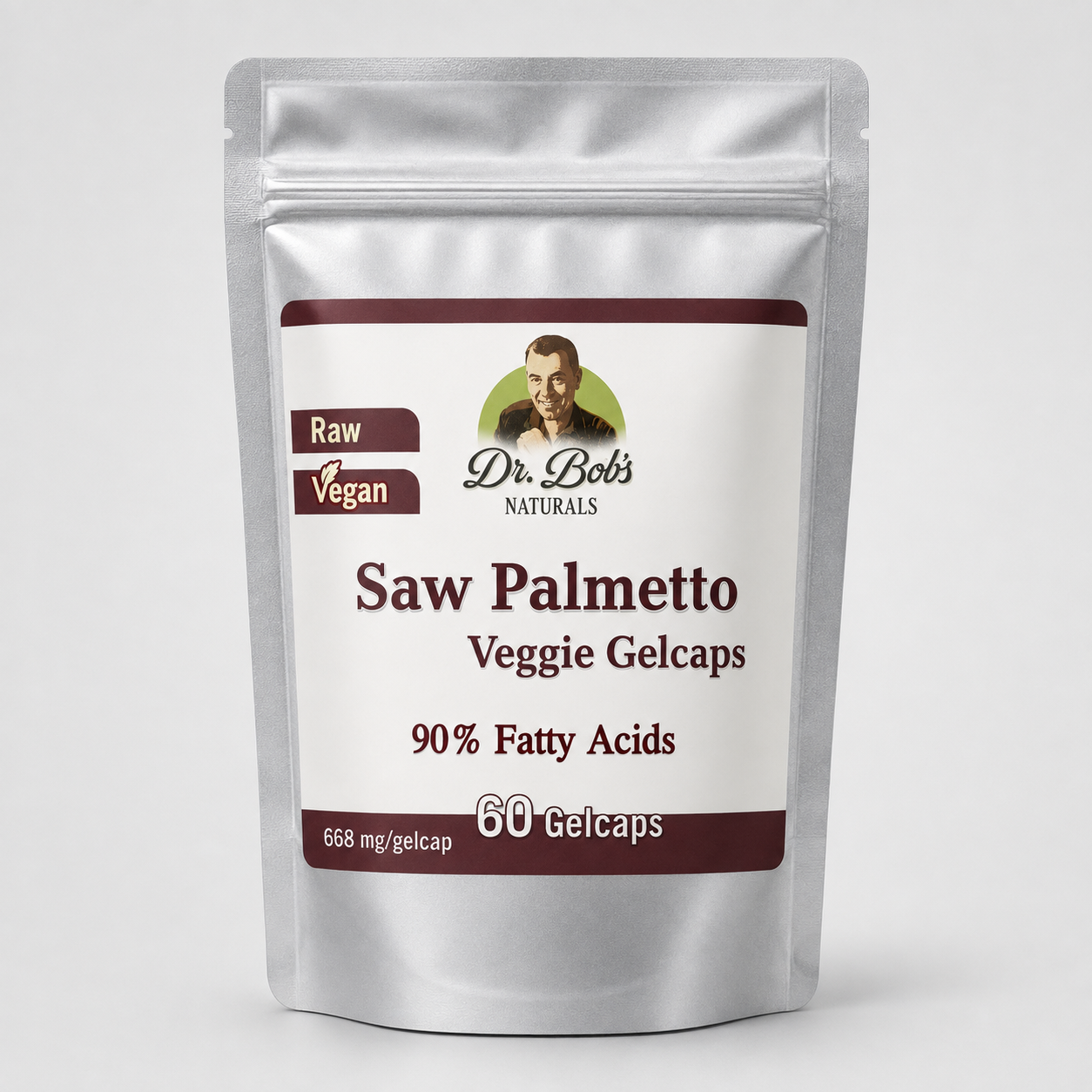 Dr. Bob's Saw Palmetto Gel Caps (60 Capsules)