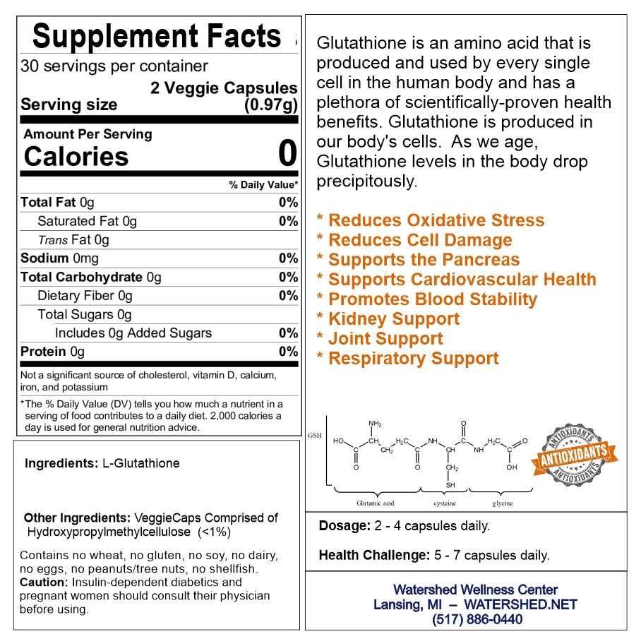 L-Glutathione Reduced Capsules