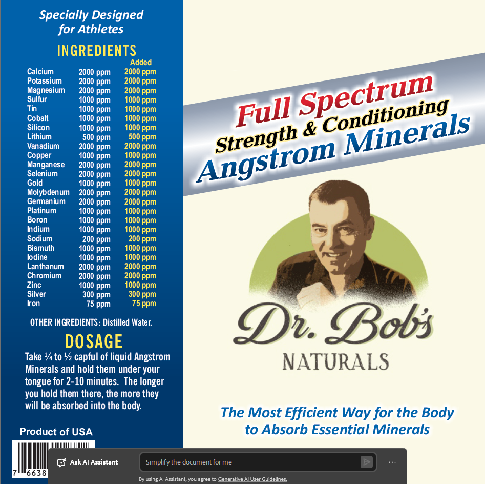 Full Spectrum Minerals - Strength & Conditioning