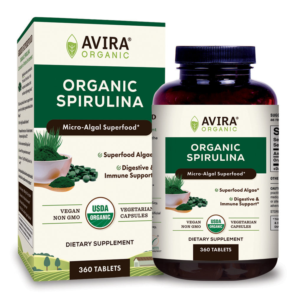 Avira Organic Spirulina 360 Tablets