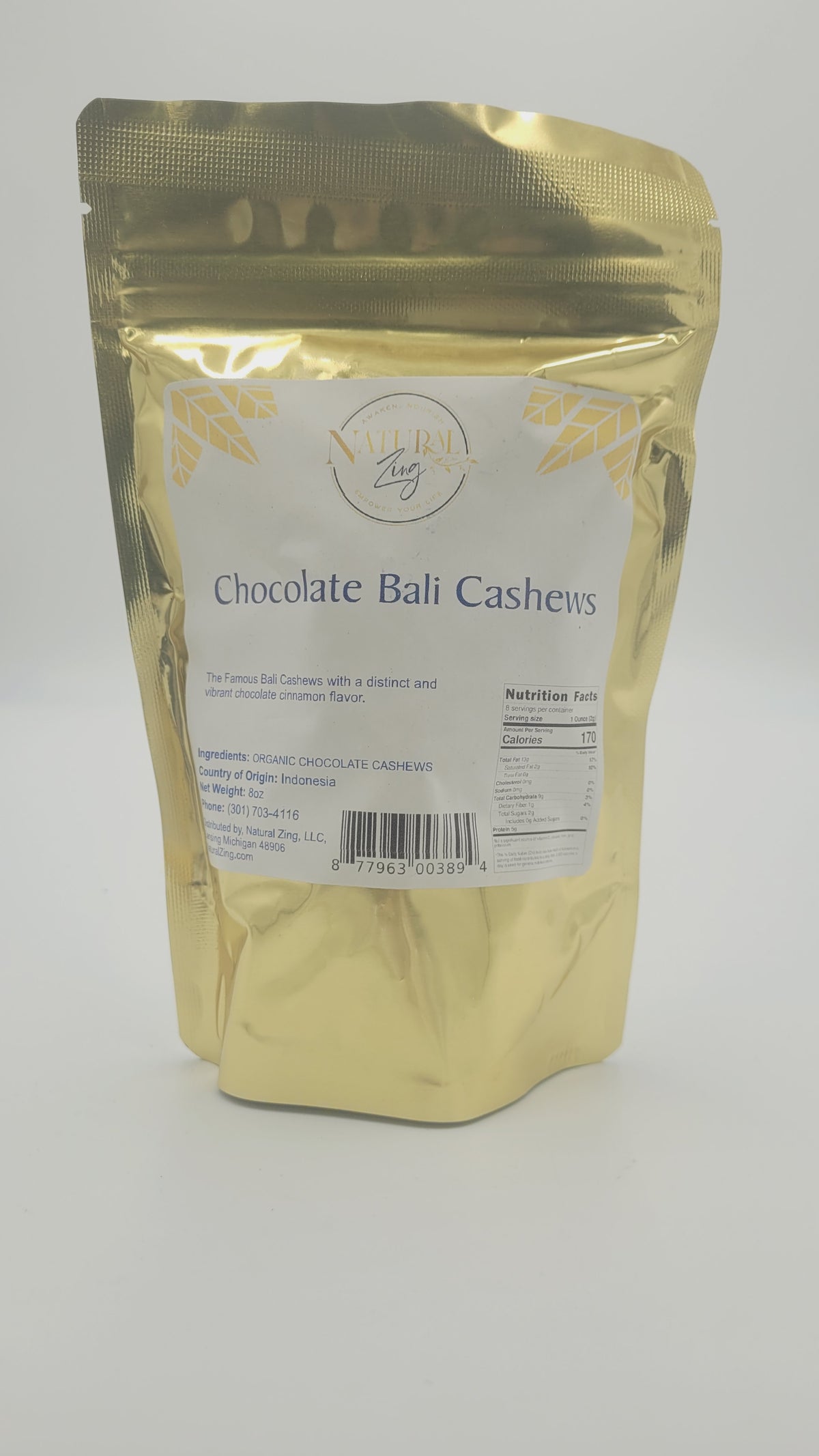 Chocolate Bali Cashews 8 oz