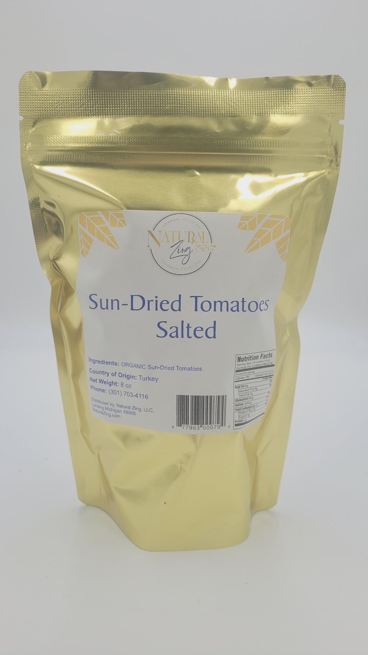 Salted Sun-Dried Tomatoes 8 oz