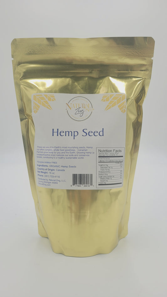 Hulled Hemp Seeds 16 oz