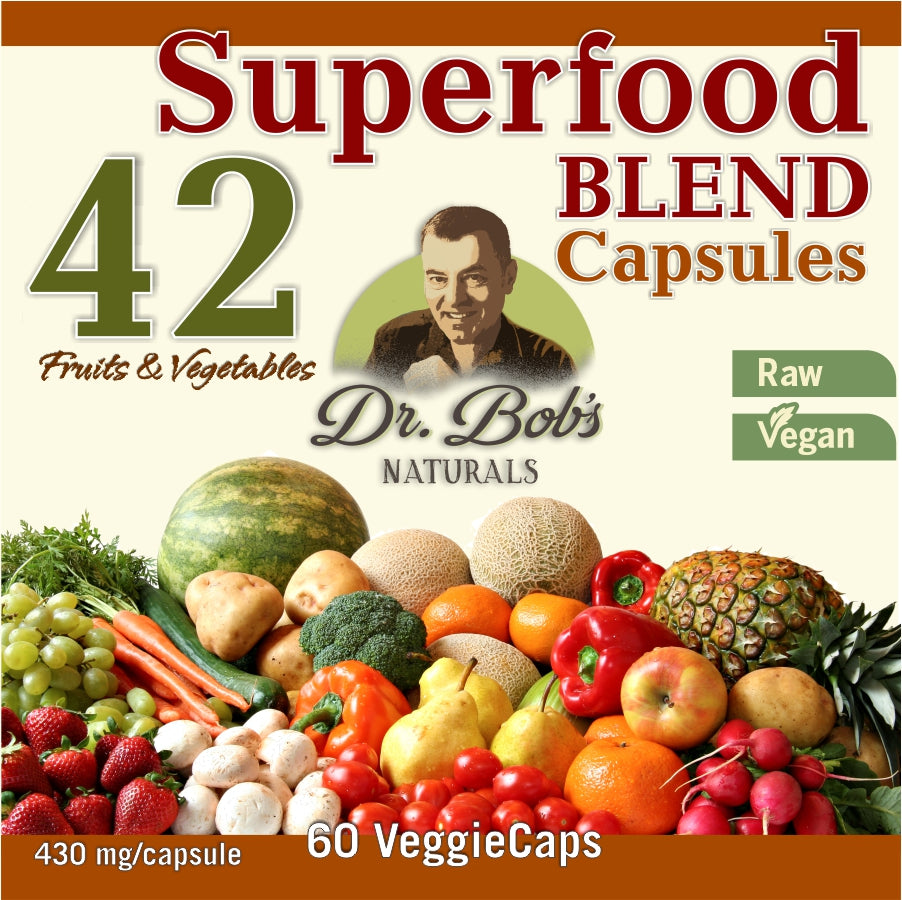 Dr. Bob&#39;s 42 Superfood Blend Capsules - 60 Capsules