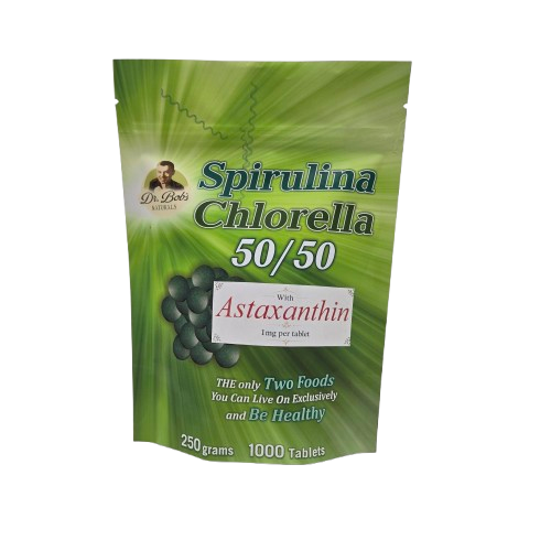 Chlorella/Spirulina Tablets with Astaxanthin