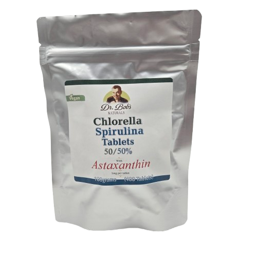Chlorella/Spirulina Tablets with Astaxanthin