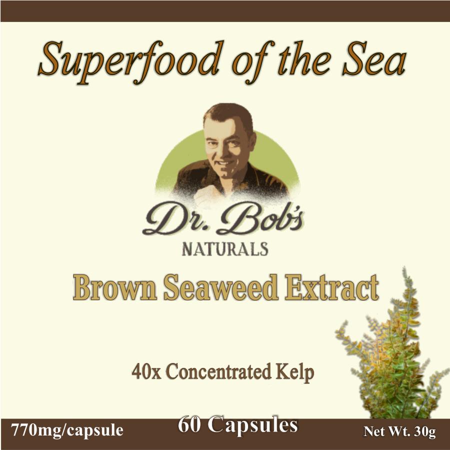 Dr. Bob&#39;s Brown Seaweed Capsules (60 Capsules)