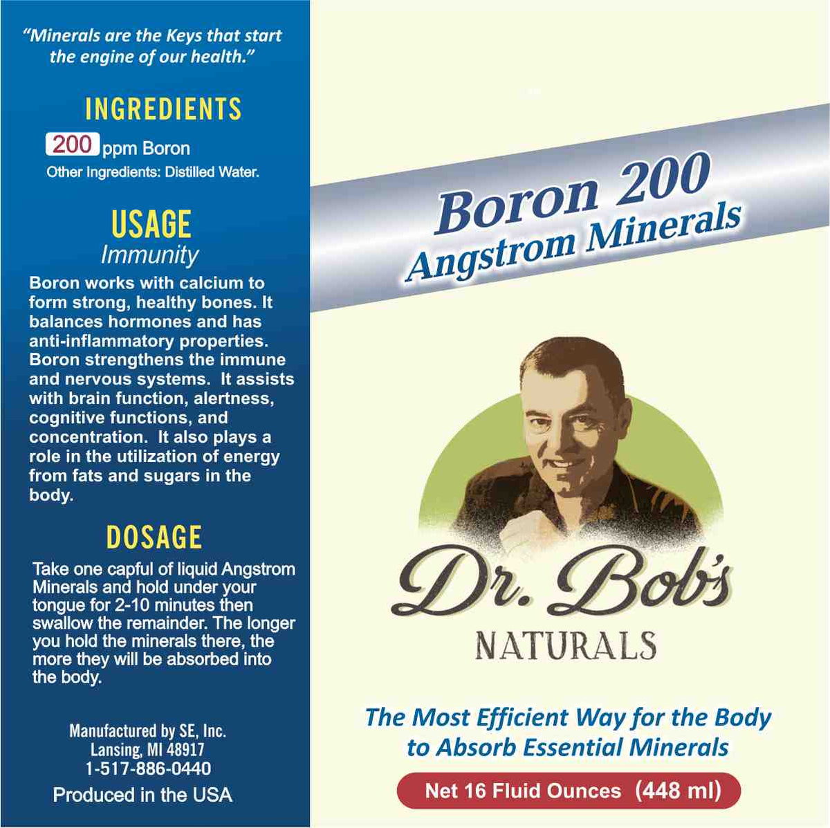 Dr. Bob's Angstrom - Boron 16 oz Bottle