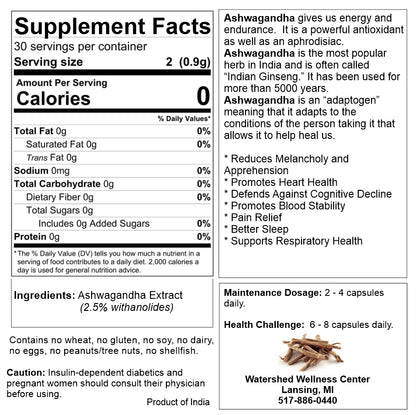 Dr. Bob's Ashwagandha Capsules