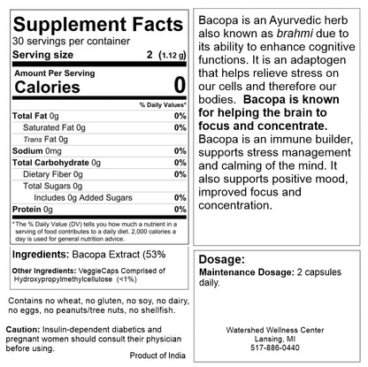 Bacopa Capsules (60 Capsules)