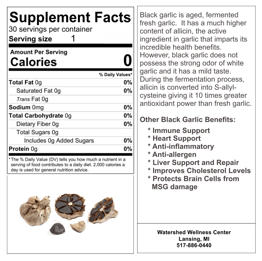 Fermented Black Garlic - 2 Bulbs