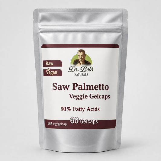 Dr. Bob's Saw Palmetto Gel Caps (60 Capsules)