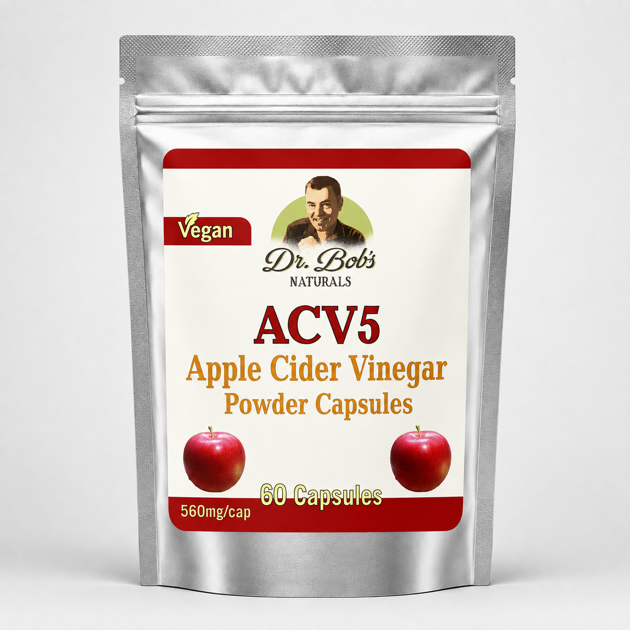 Dr. Bob's Apple Cider Vinegar Capsules (60 Capsules)