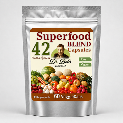 Dr. Bob's 42 Superfood Blend Capsules - 60 Capsules