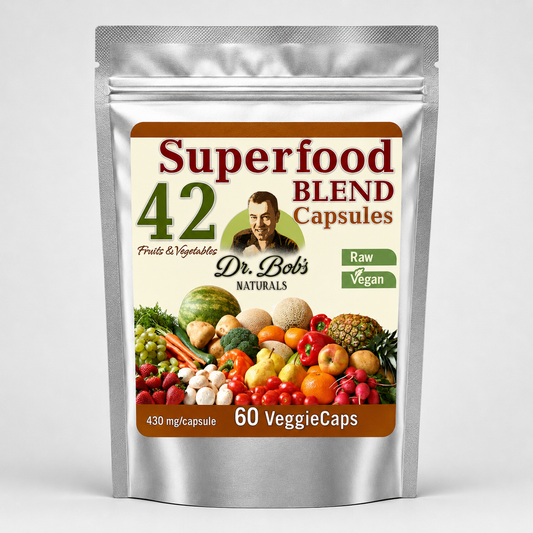 Dr. Bob's 42 Superfood Blend Capsules - 60 Capsules