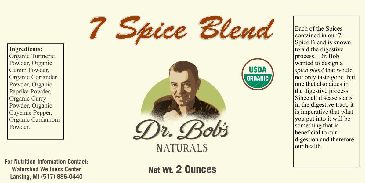 Dr. Bob&#39;s 7 Spice Blend