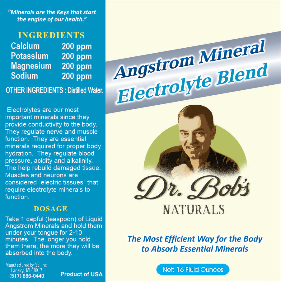 Electrolyte Blend Angstrom Minerals (16 oz Bottle)