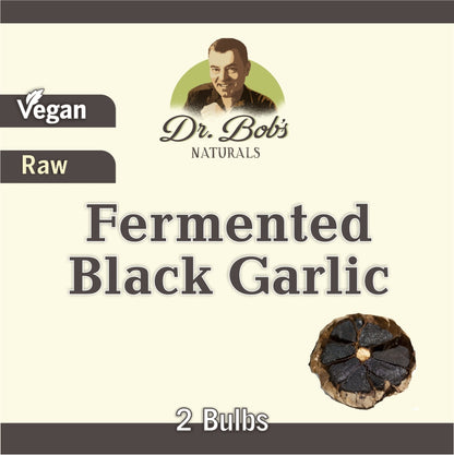 Fermented Black Garlic - 2 Bulbs