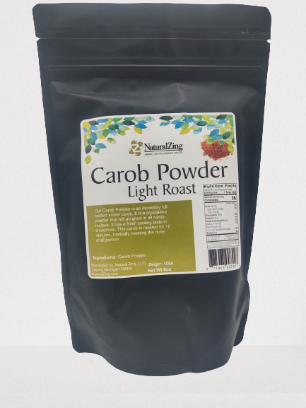 Carob Powder (Premium, Light Roast) 8 oz