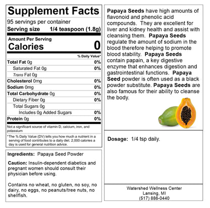 Detox - Dr. Bob's Papaya Seed Powder