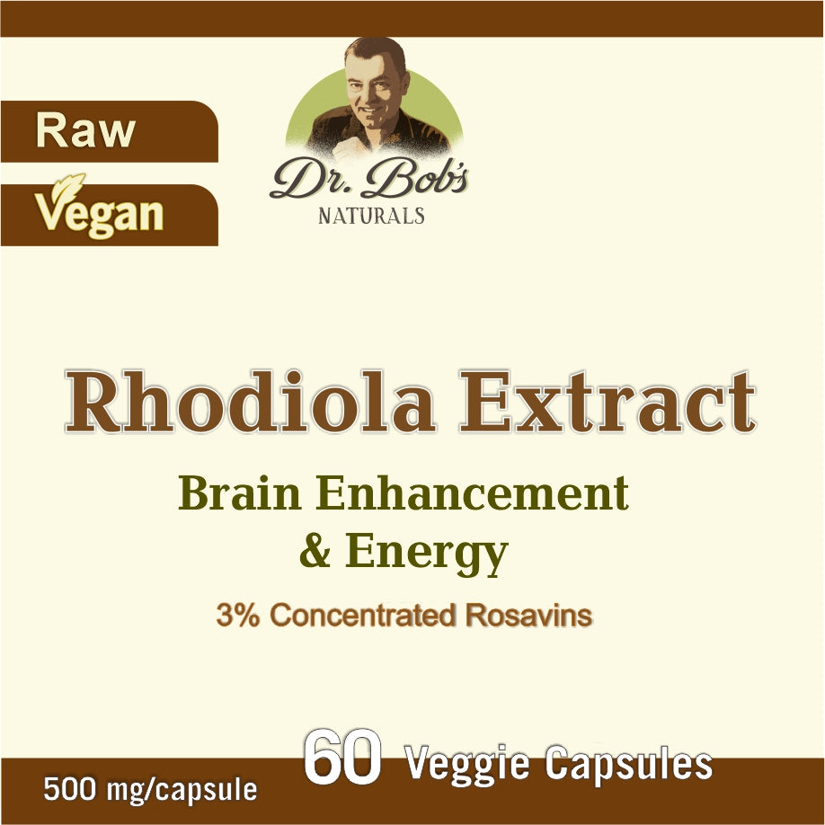 Rhodiola Rosea Veggie Capsules (60 Capsules)