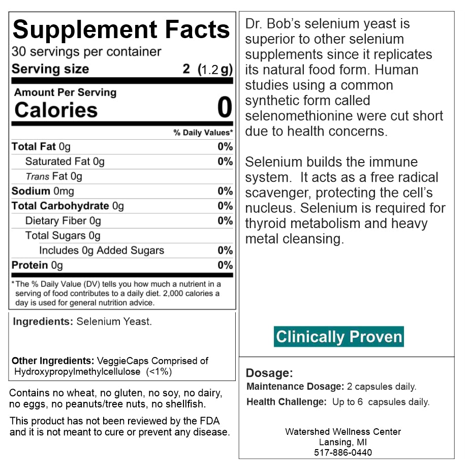 Selenium Yeast Capsules