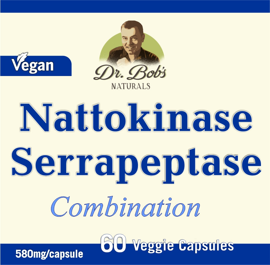 Nattokinase Serrapeptase Combination (60 Capsules)