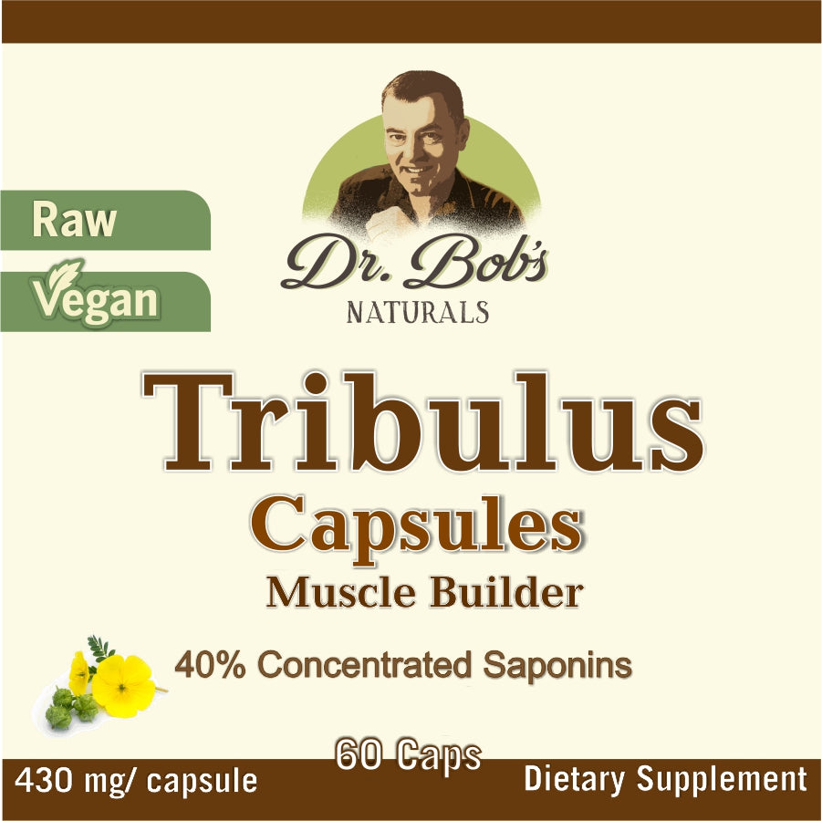 Dr. Bob's Muscle Builder - Tribulus Terrestris Capsules (60 Capsules)