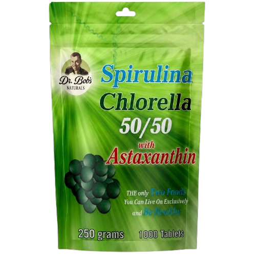 Chlorella/Spirulina Tablets with Astaxanthin