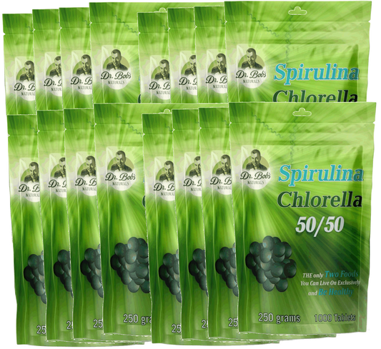 Chlorella/Spirulina 50/50 Tablets SURVIVAL PACK