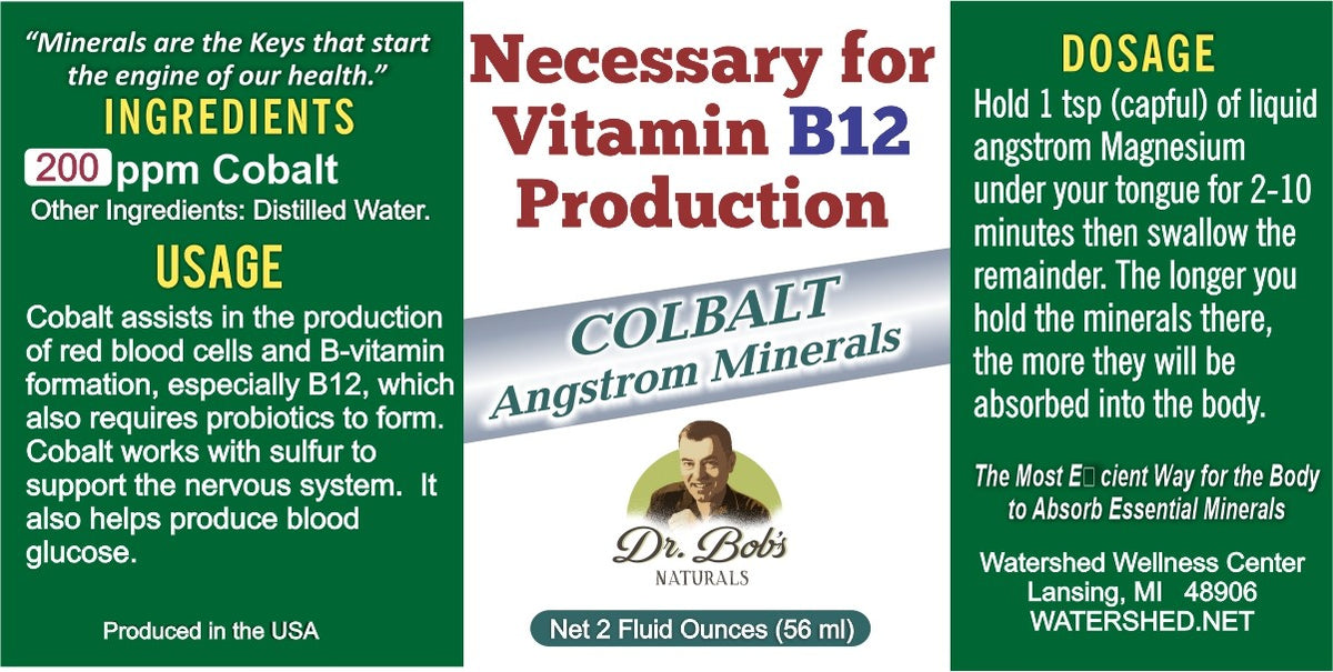 Cobalt - (2 Oz. Bottle) Necessary For Vit. B12 Production