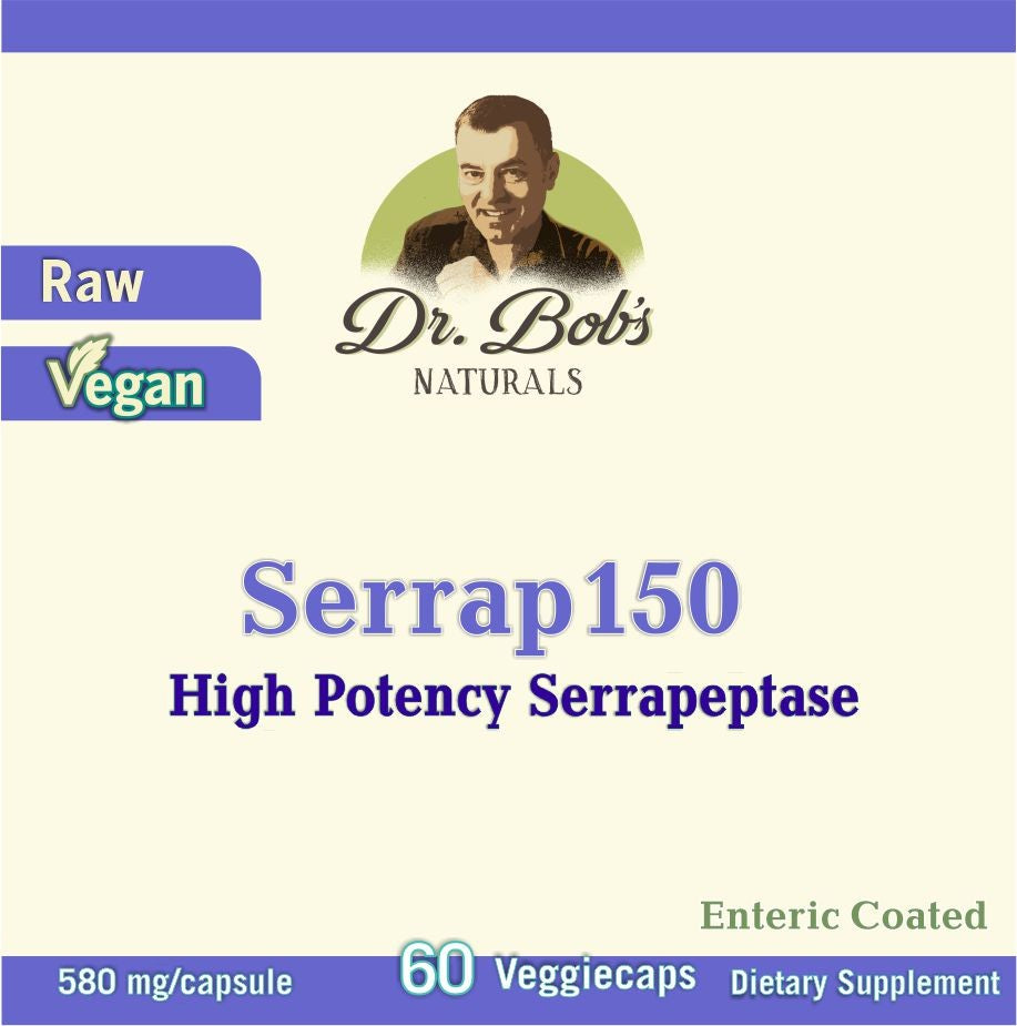 Dr. Bob’s Serrap150 (Highly Potent Serrapeptase)
