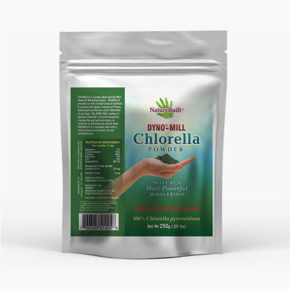 Nature Built - DynoMill 100% Chlorella Powder 250g