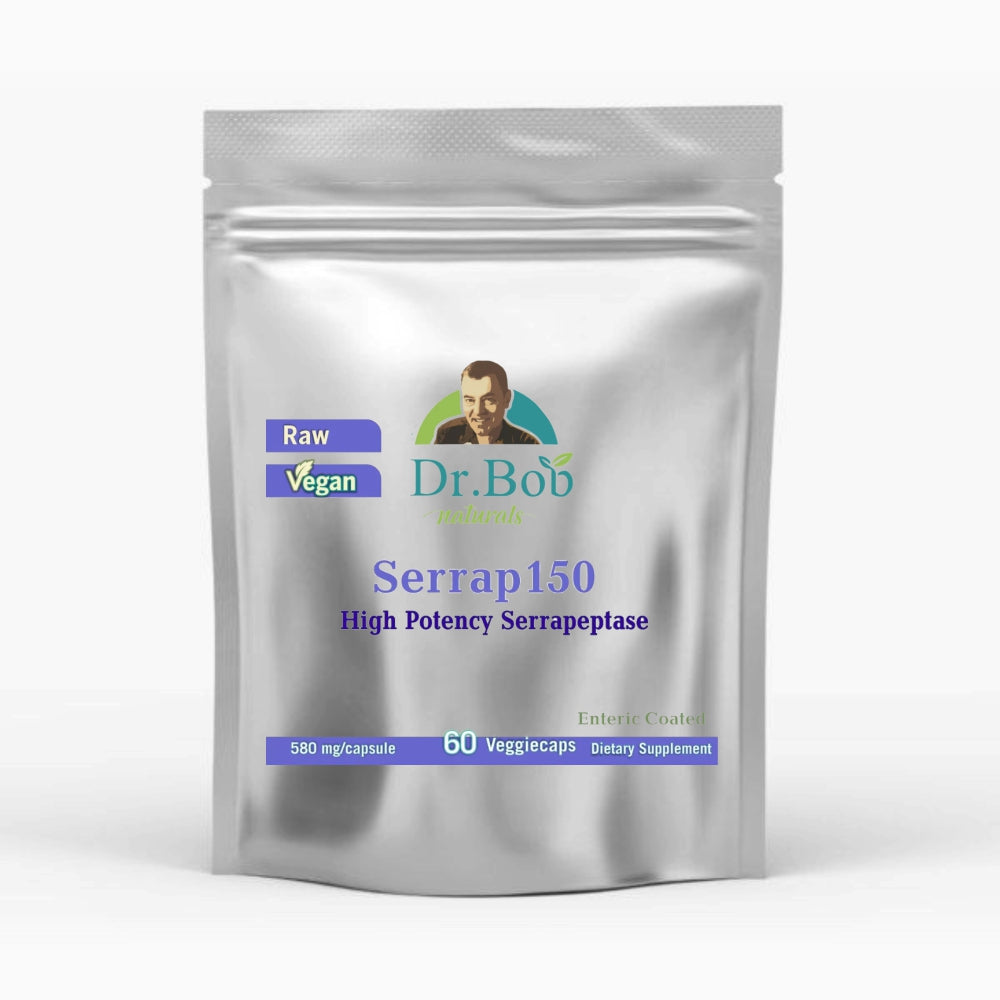 Dr. Bob’s Serrap150 (Highly Potent Serrapeptase)