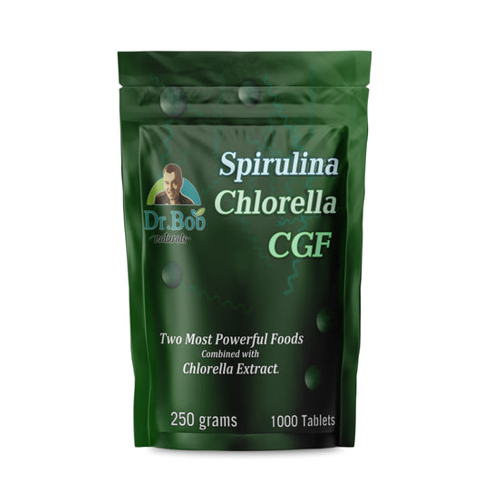 Dr. Bob 45% Chlorella 45% Spirulina 10% CGF Tablets