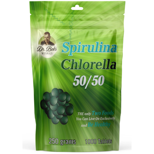 Dr. Bob's 50% Chlorella 50% Spirulina Tablets