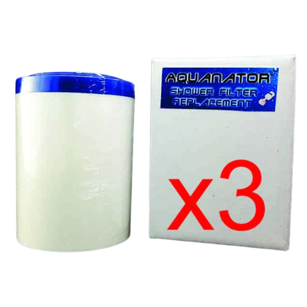 AQUANATOR Shower Filter Replacement Cartridge Only (X3 Pack)