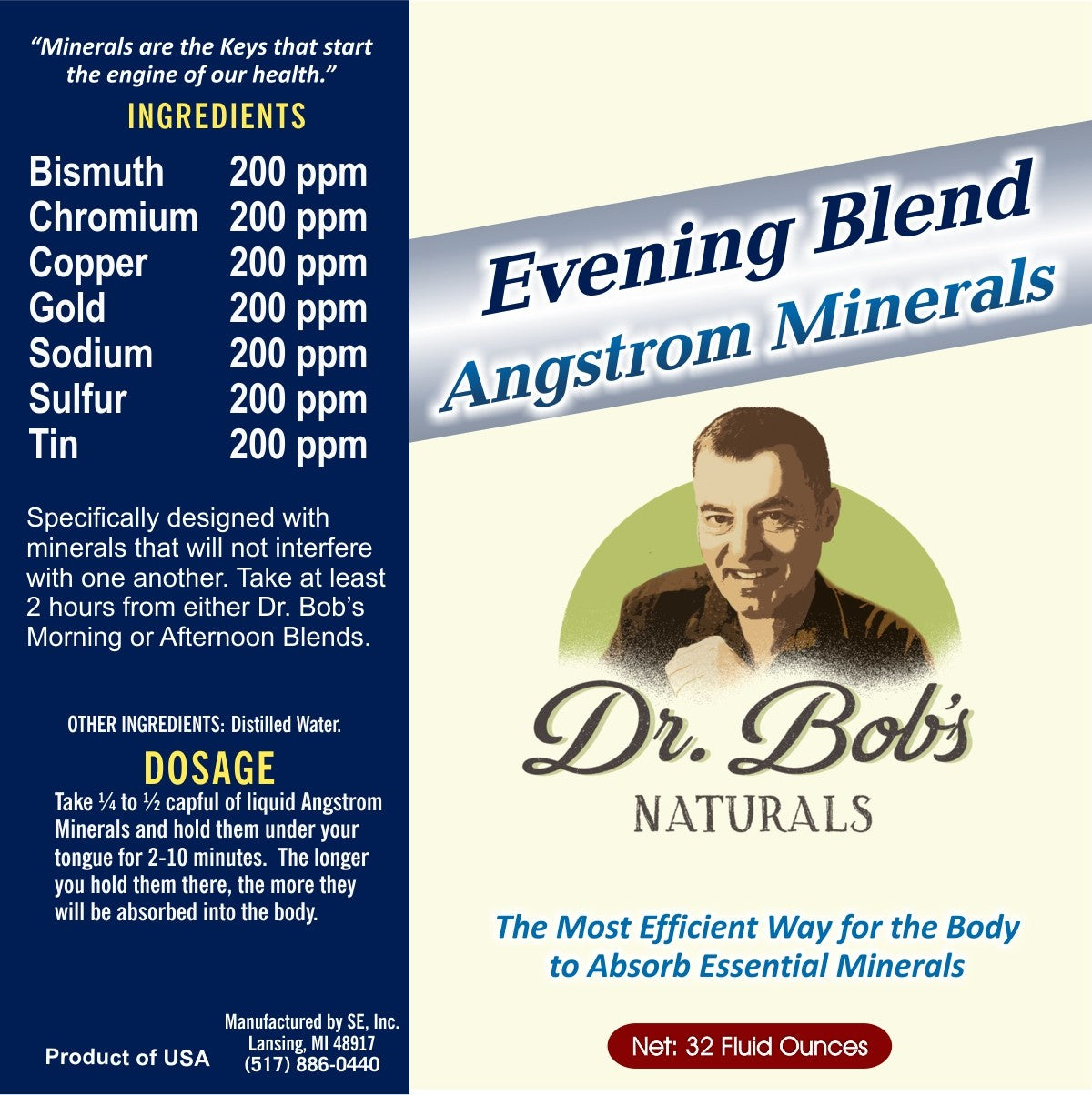 Angstrom Minerals - Evening Blend (32 Oz. Bottle)